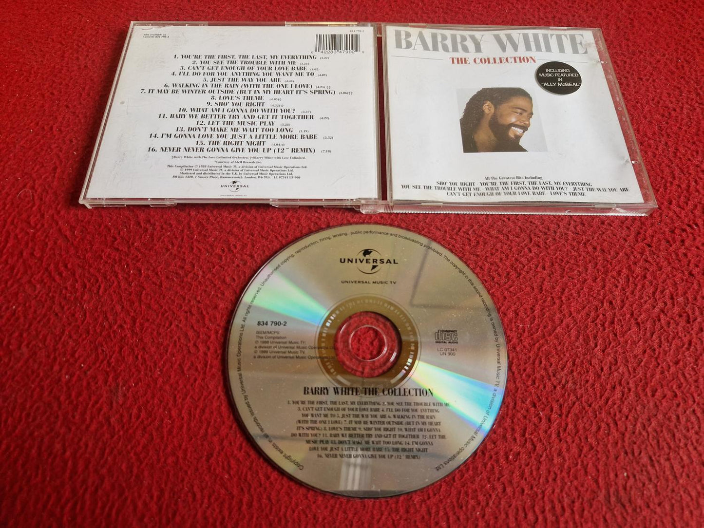 BARRY WHITE THE COLLECTION CD