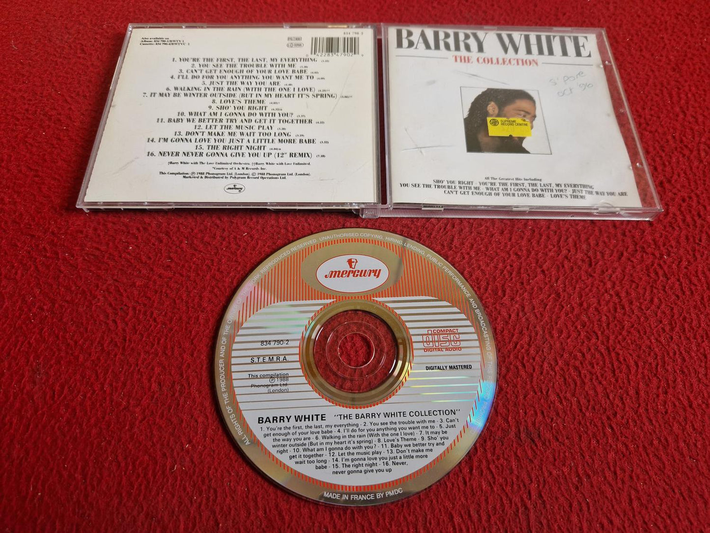 BARRY WHITE THE COLLECTION CD
