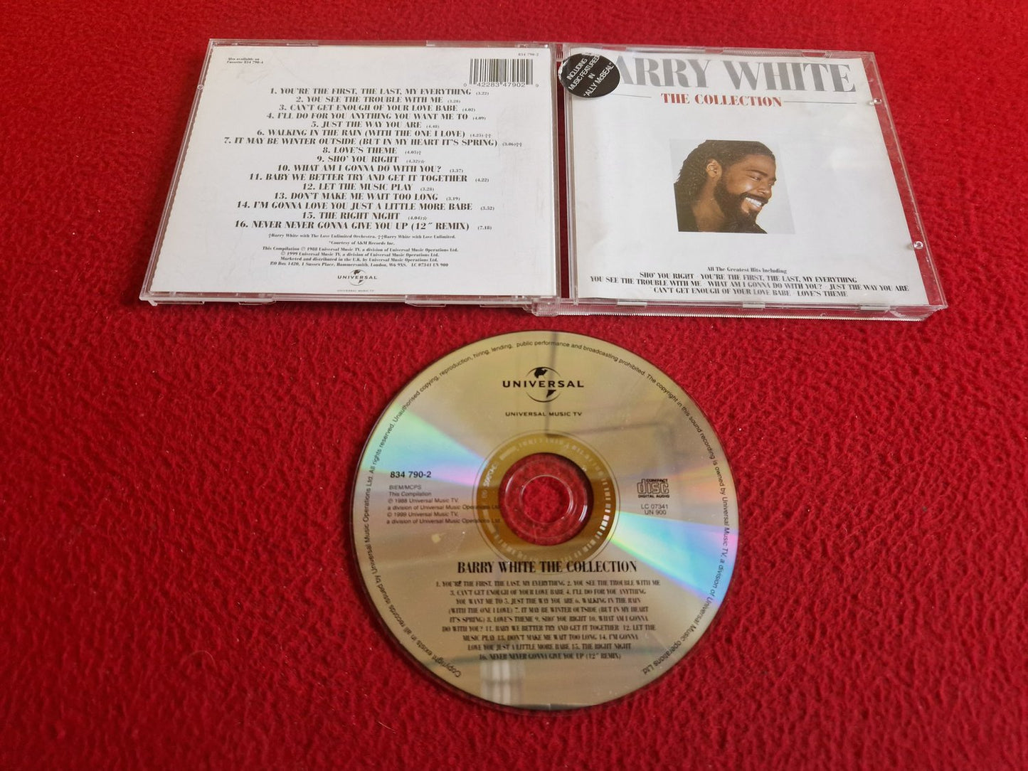 BARRY WHITE THE COLLECTION CD