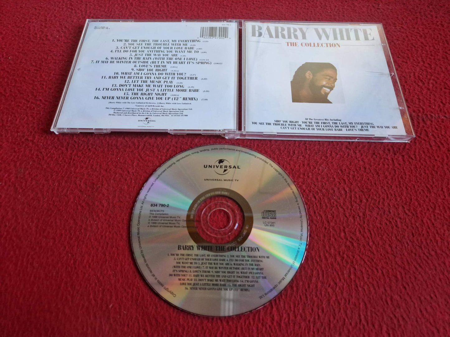 BARRY WHITE THE COLLECTION CD