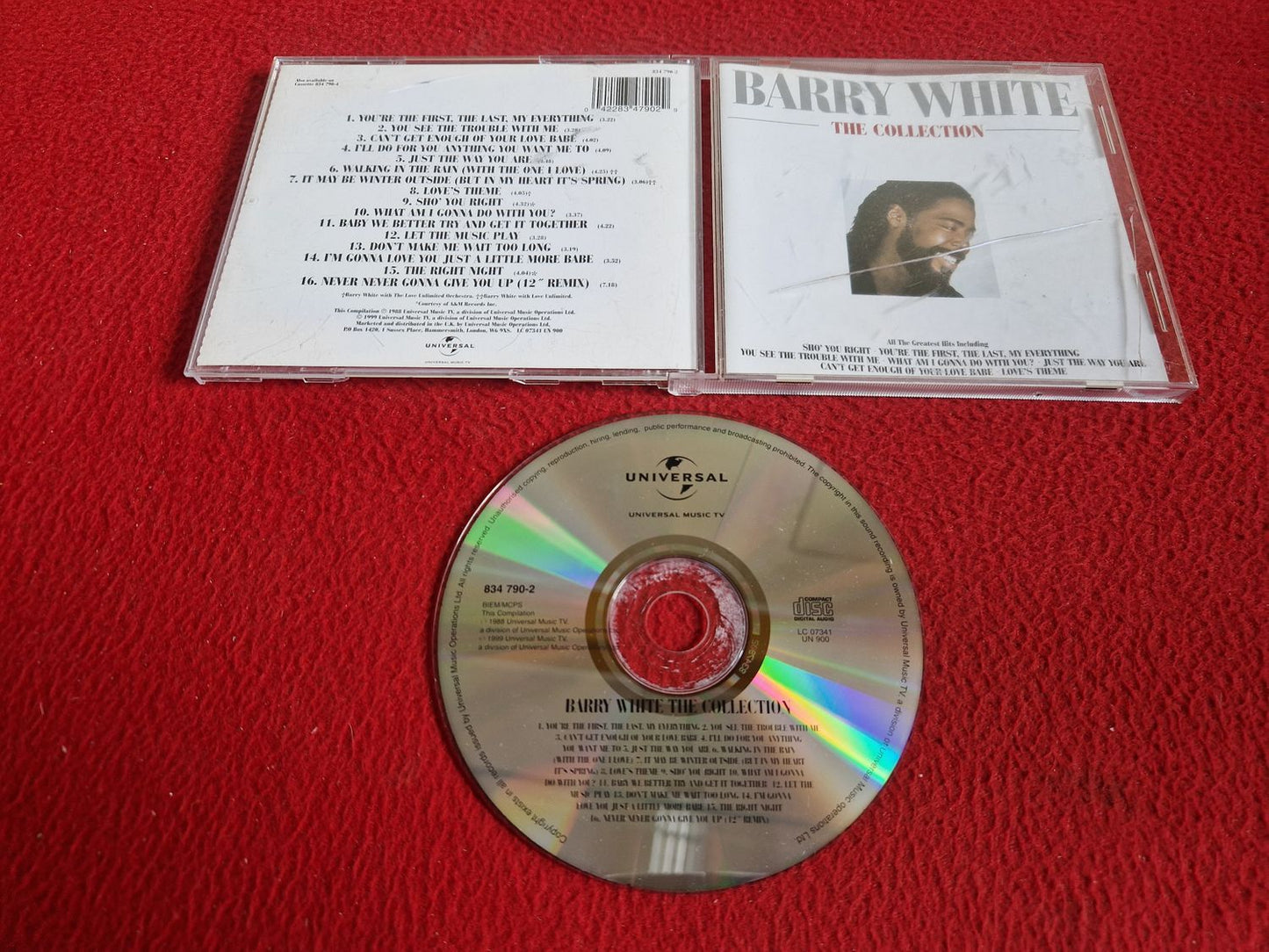 BARRY WHITE THE COLLECTION CD