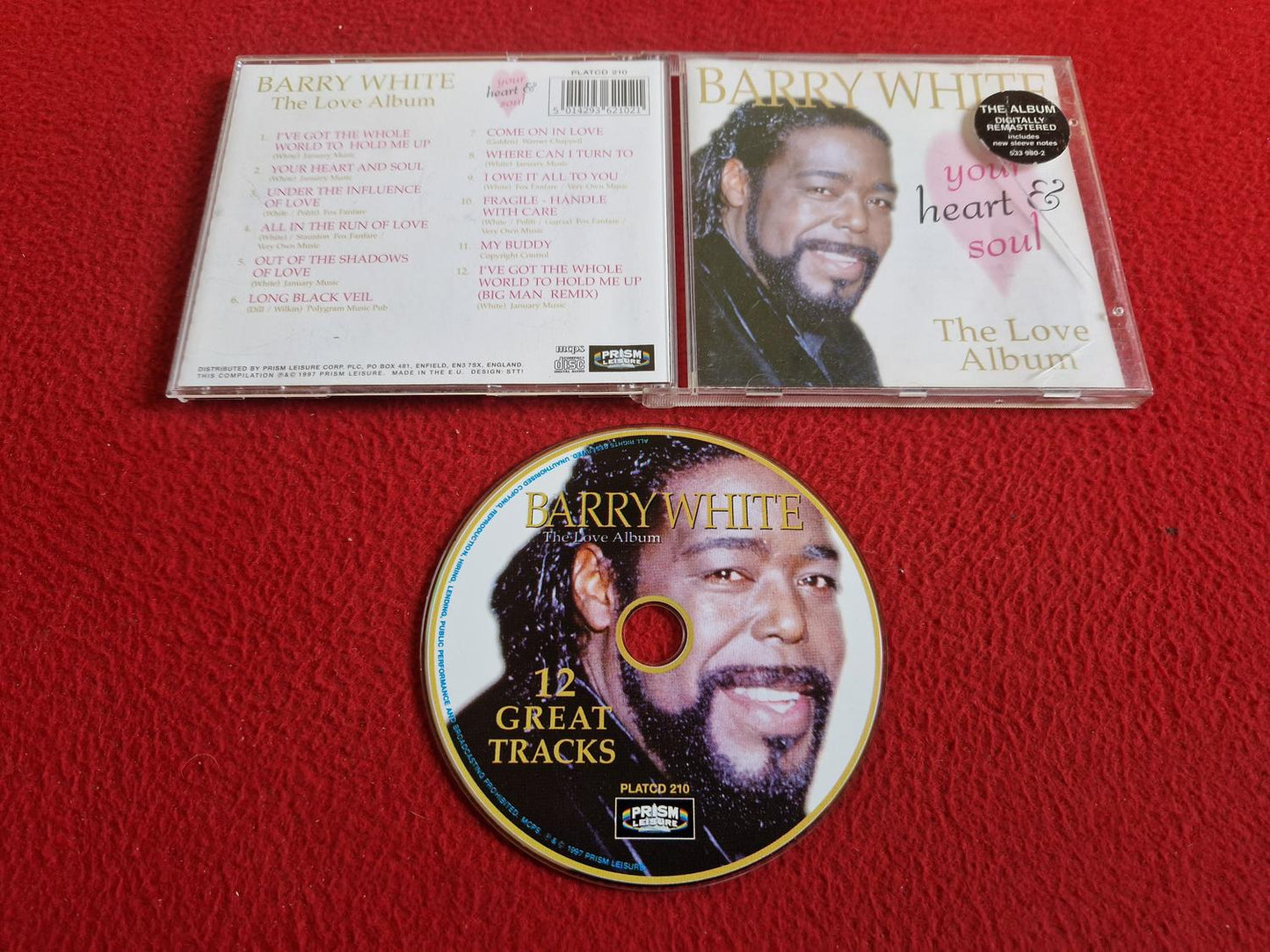 BARRY WHITE THE LOVE ALBUM CD