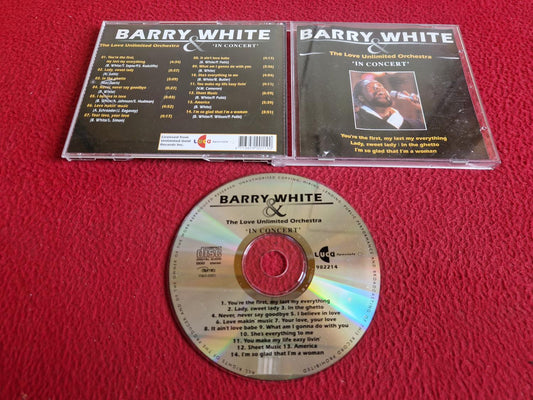 BARRY WHITE & THE LOVE UNLIMITED ORCHESTRA IN CONCERT CD