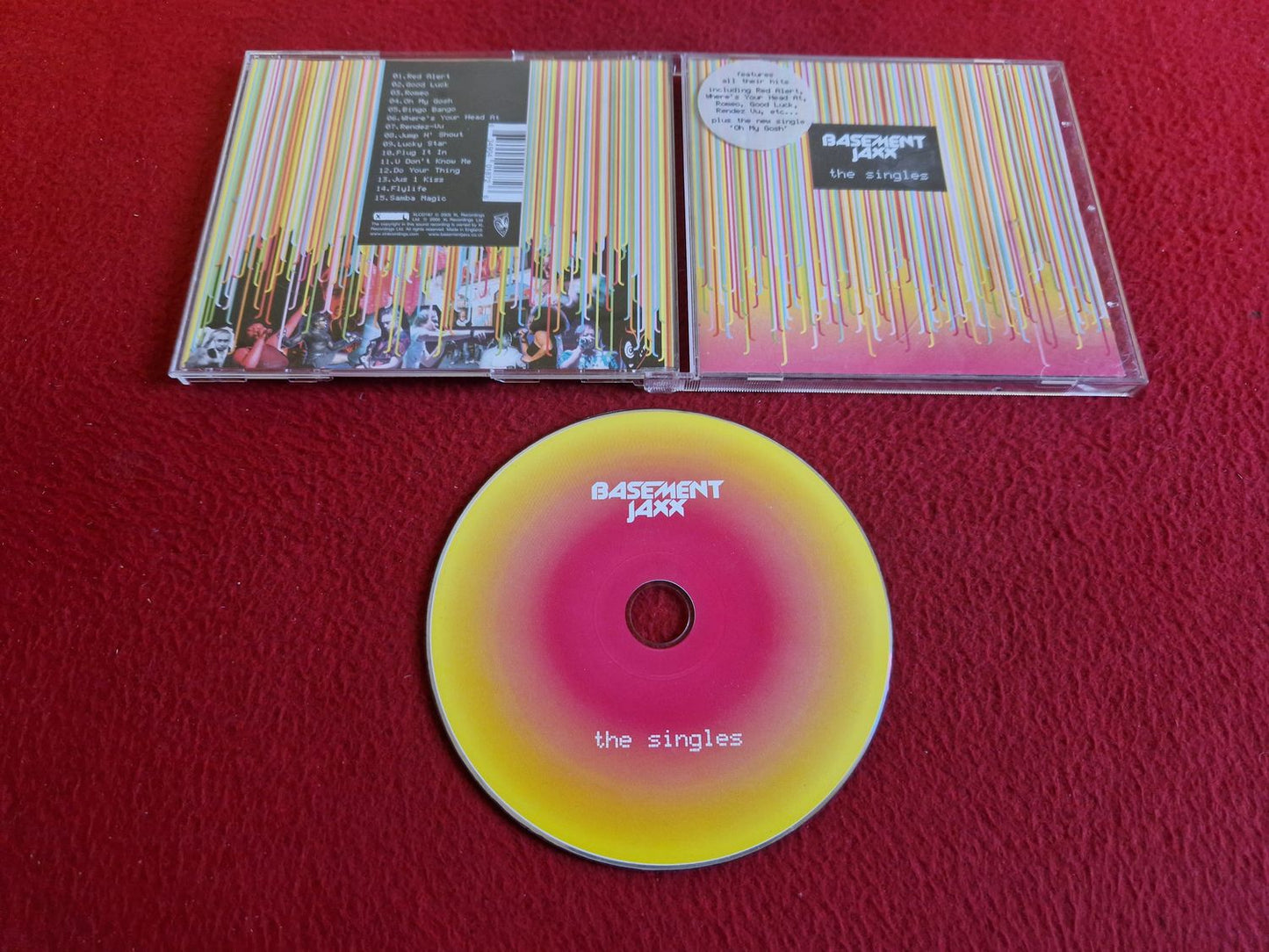 BASEMENT JAXX THE SINGLES CD
