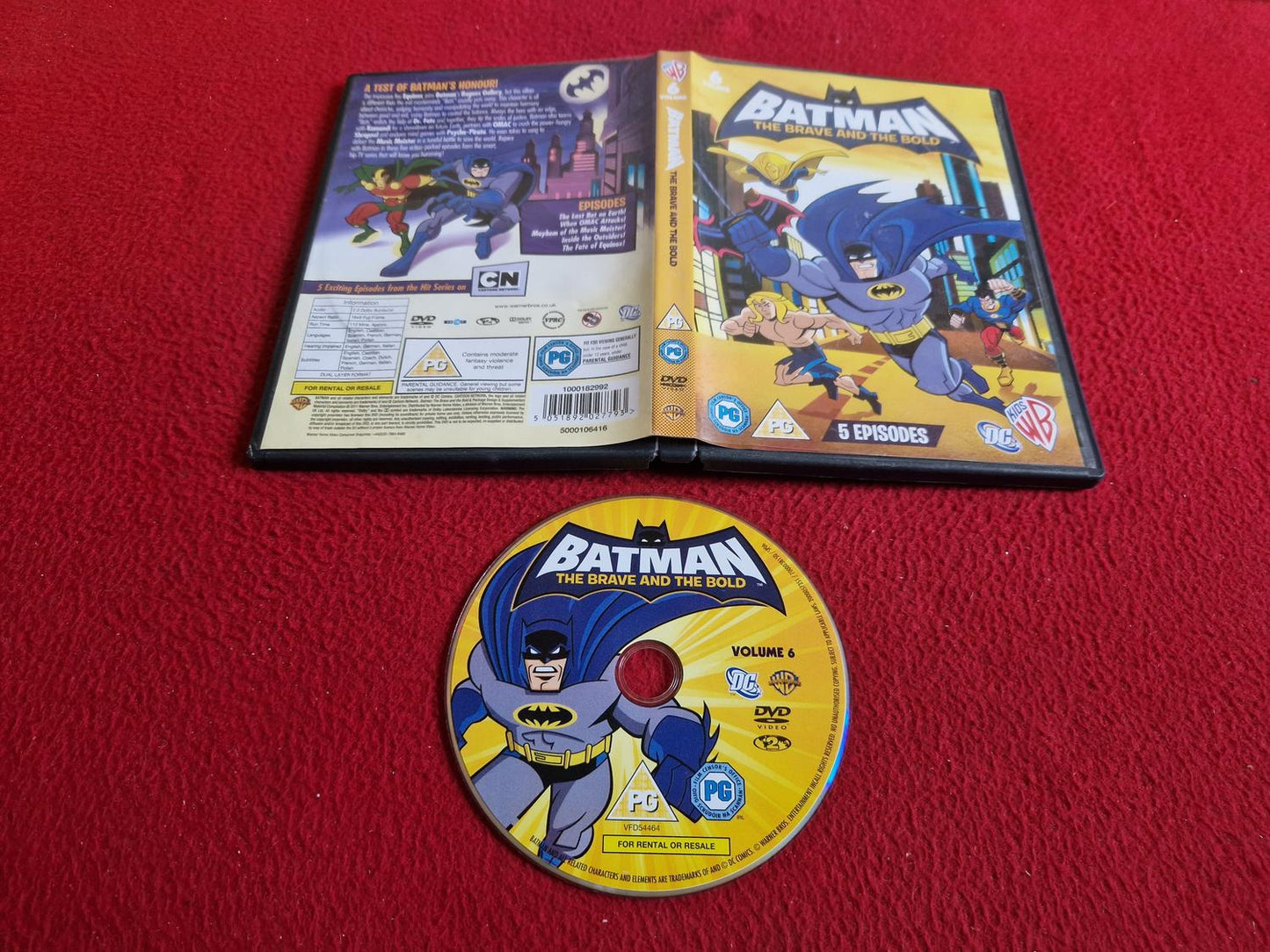 BATMAN THE BRAVE AND THE BOLD DVD