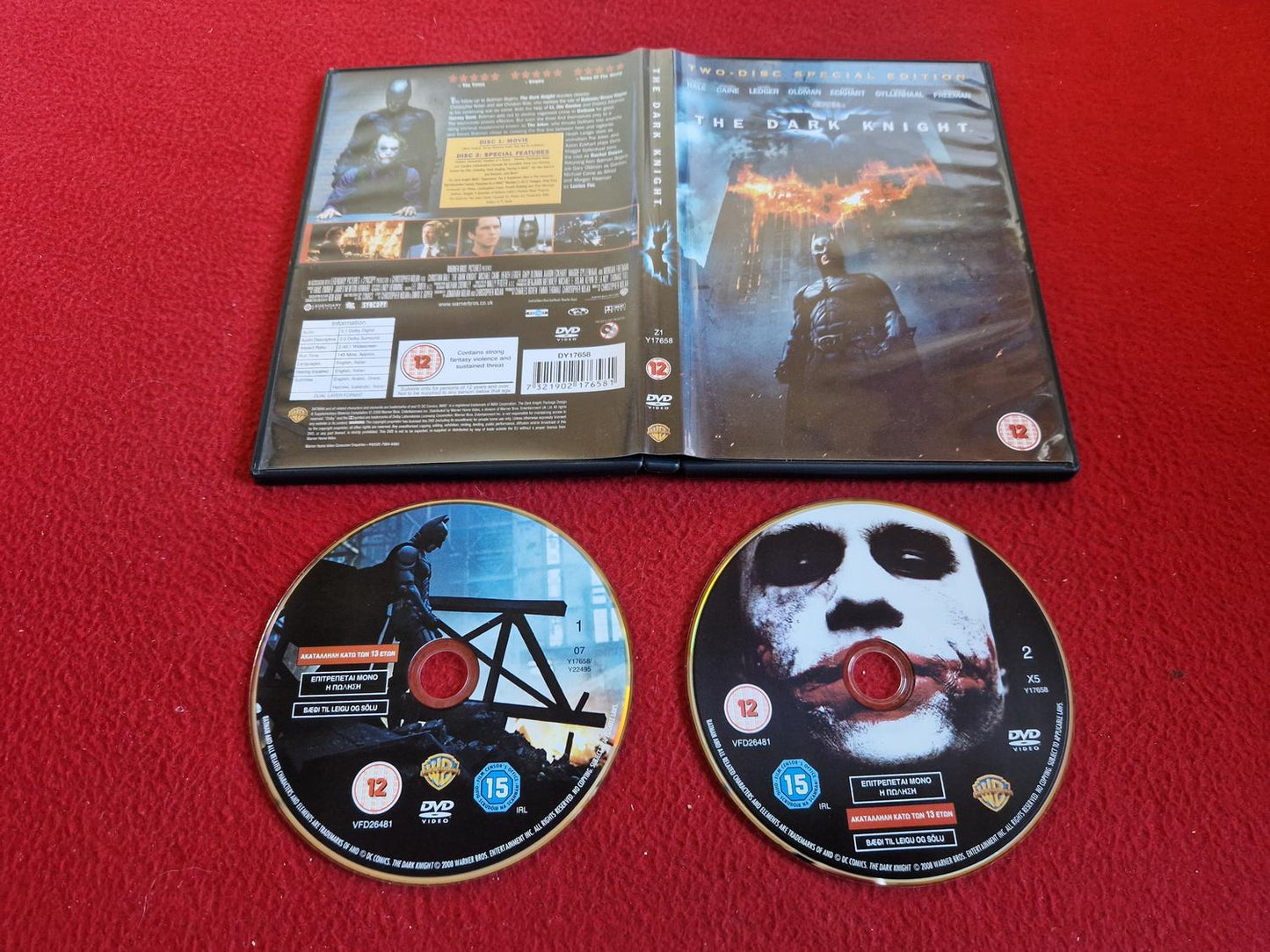 BATMAN THE DARK KNIGHT DVD
