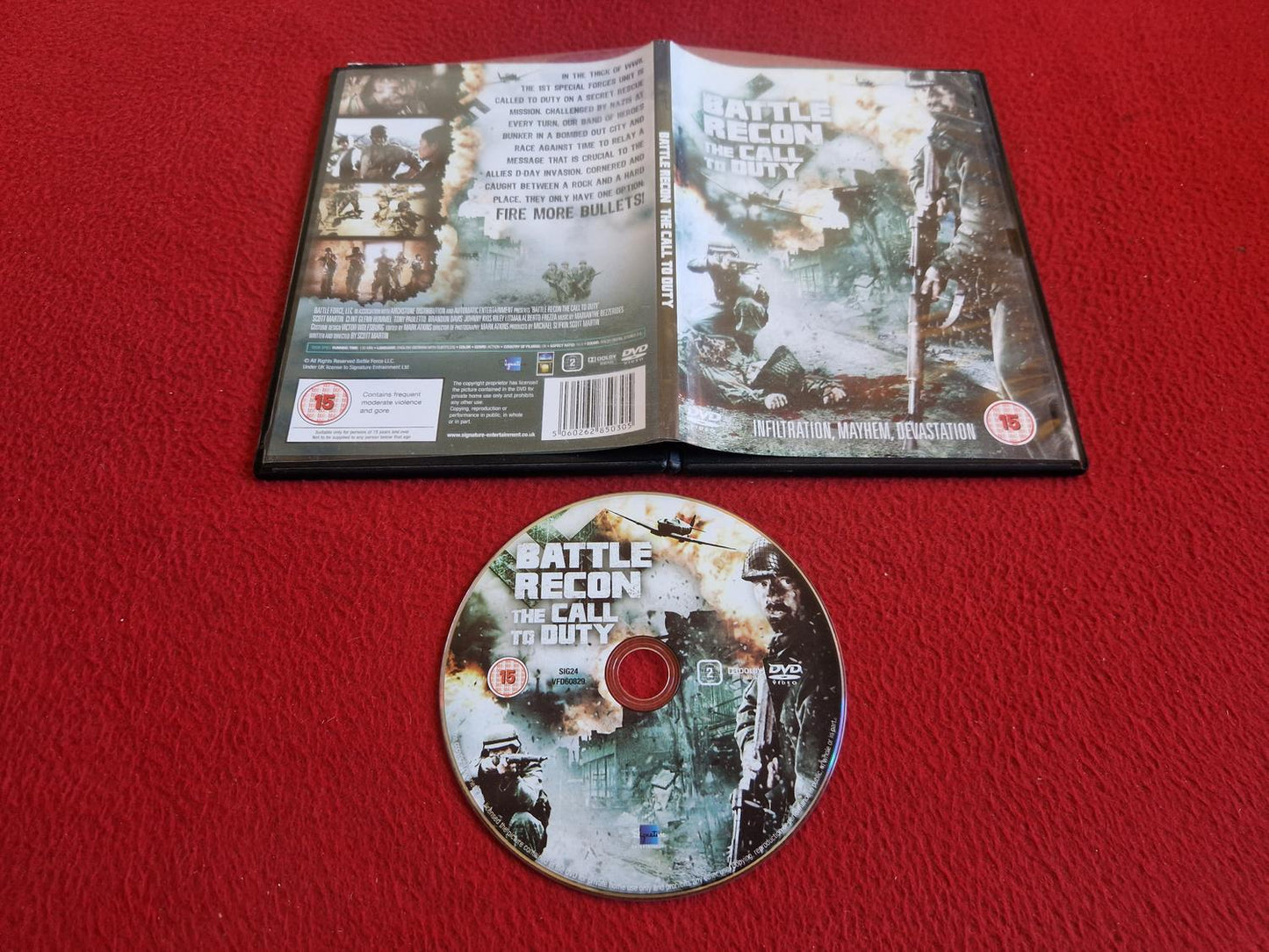 BATTLE RECON THE CALL TO DUTY DVD
