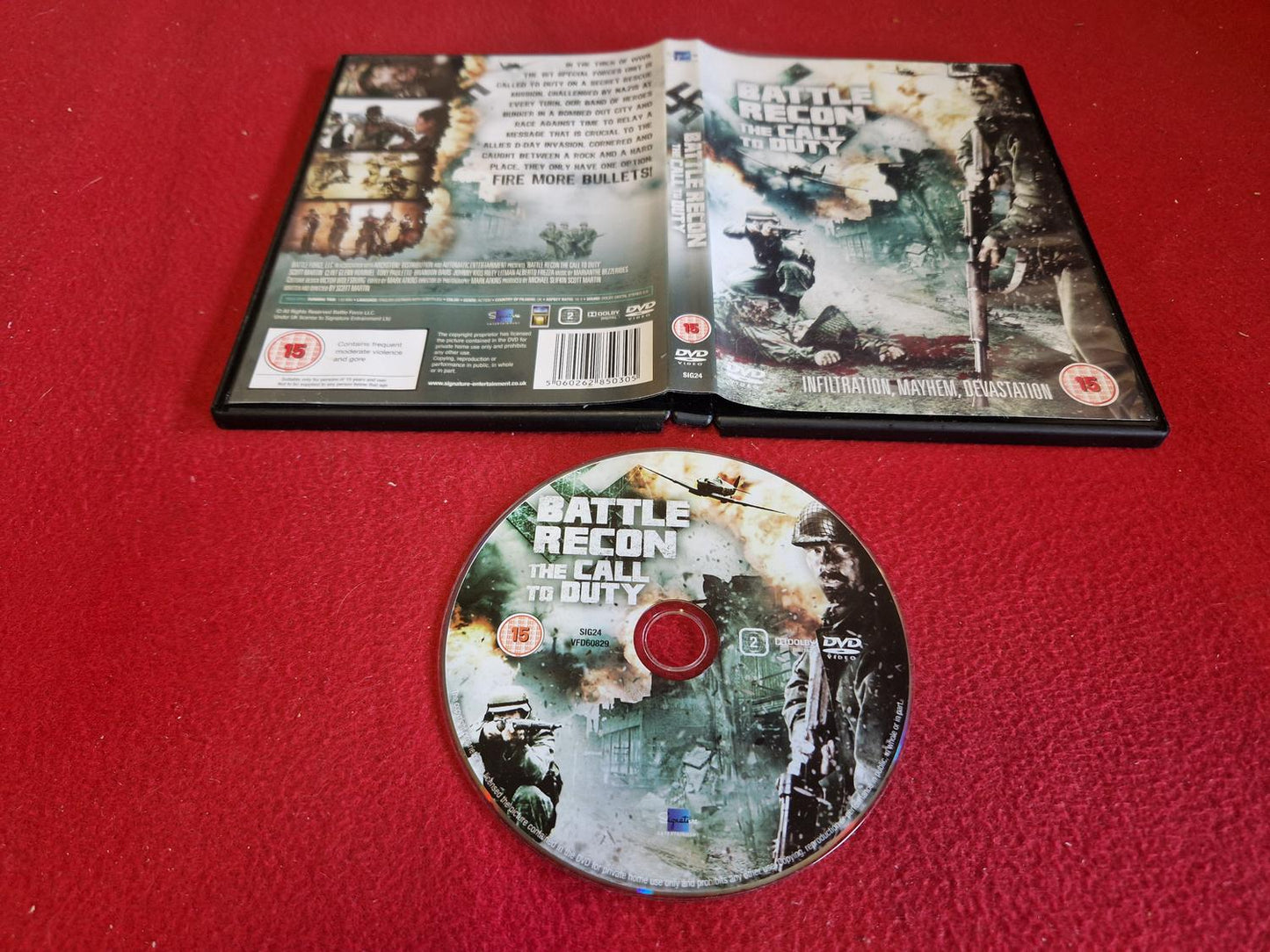 BATTLE RECON THE CALL TO DUTY till DVD
