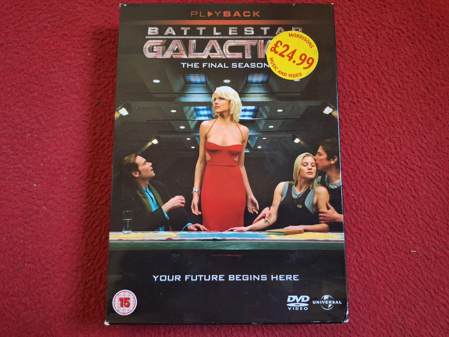 BATTLESTAR GALACTICA THE FINAL SEASON BOX DVD