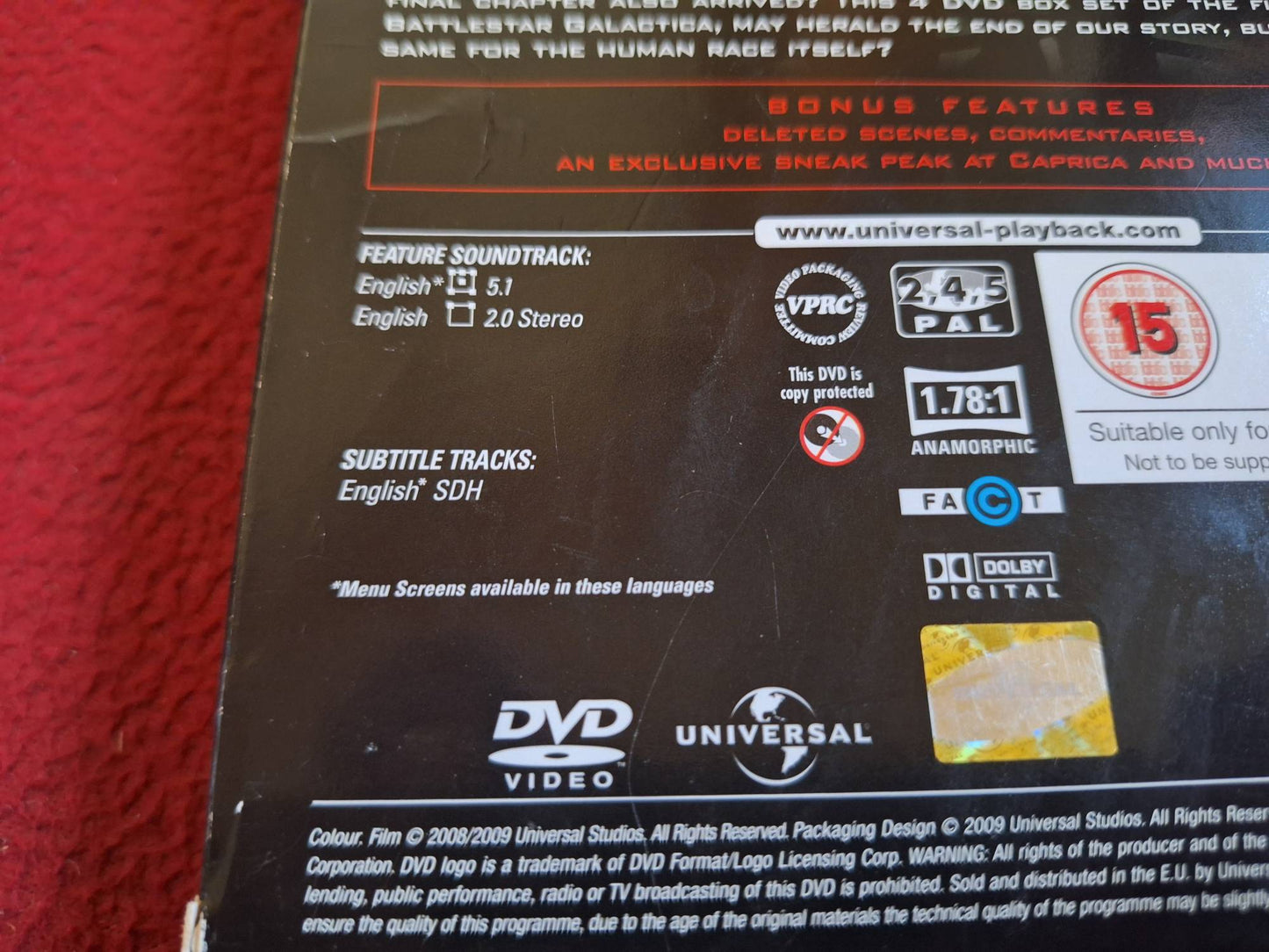 BATTLESTAR GALACTICA THE FINAL SEASON BOX DVD