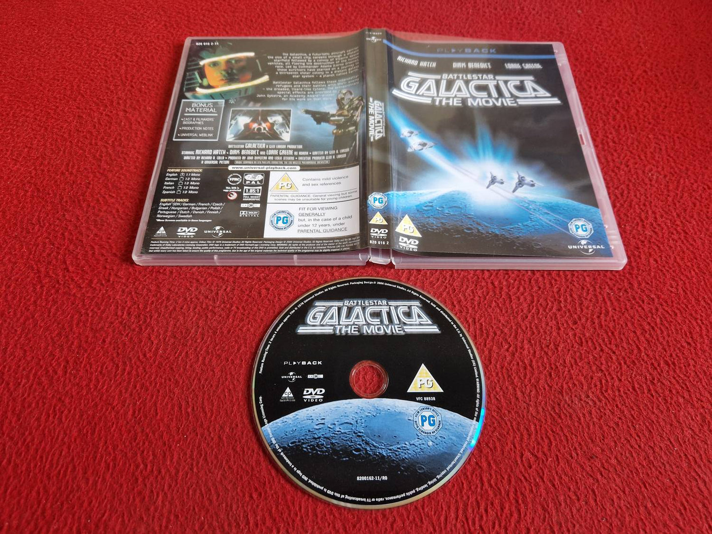 BATTLESTAR GALACTICA THE MOVIE DVD