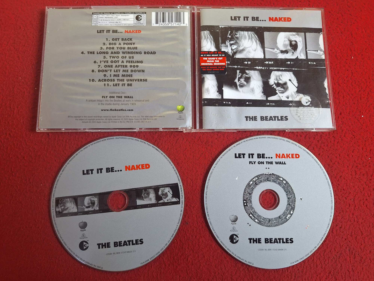 BEATLES LET IT BE... NAKED CD