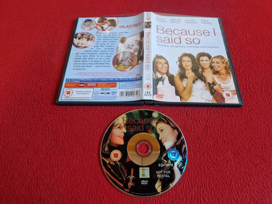 BECAUSE I SAID SO DVD
