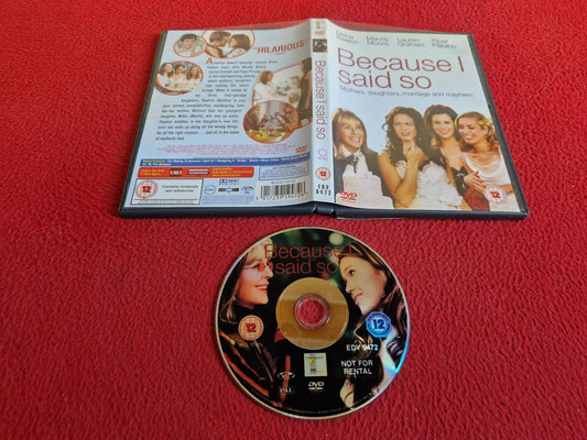 BECAUSE I SAID SO DVD