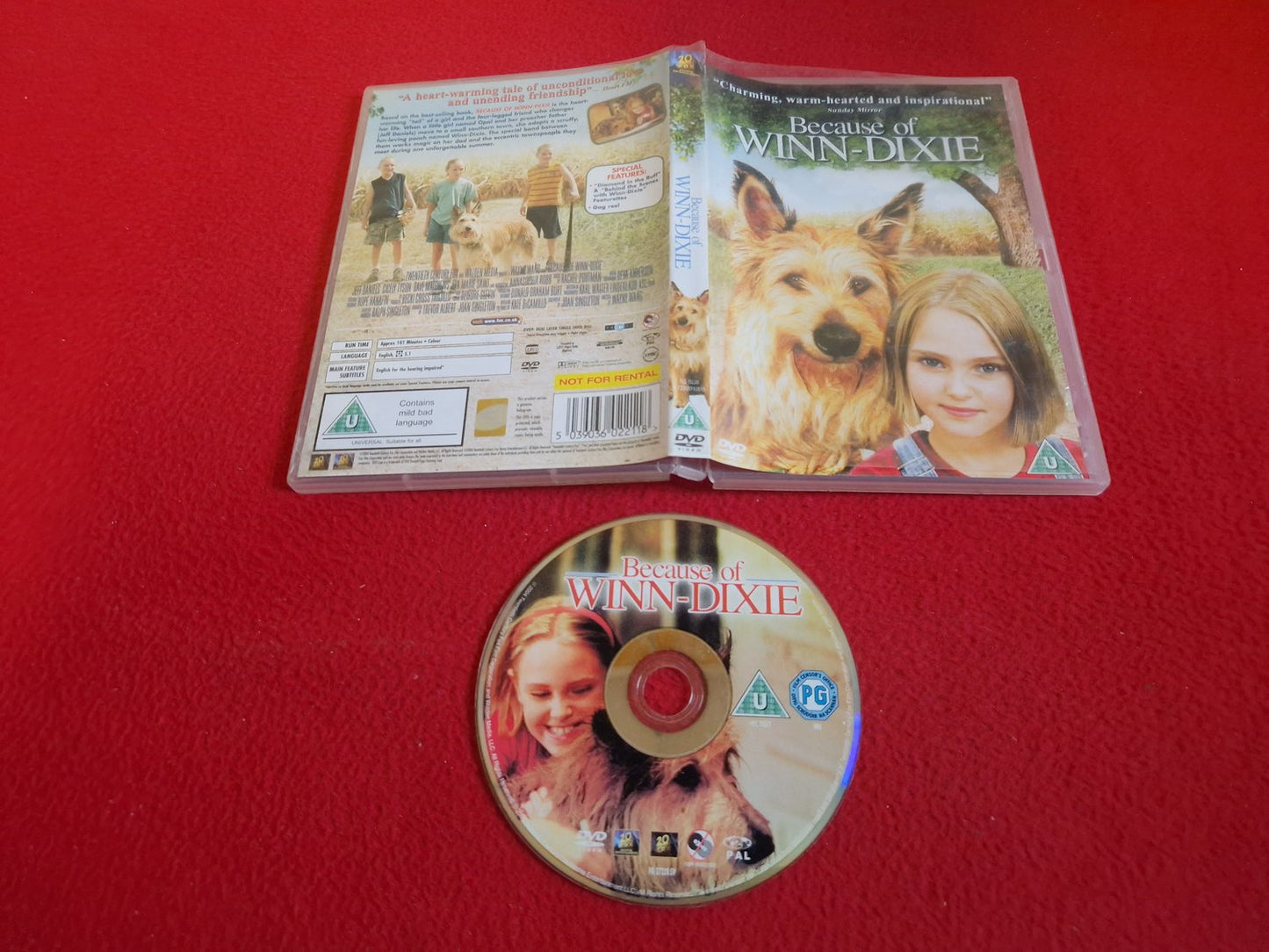 BECAUSE OF WINN DIXIE DVD