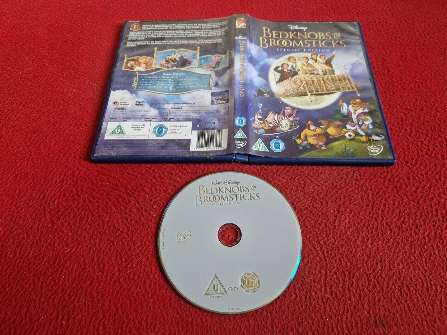 BEDKNOBS AND BROOMSTICKS DVD