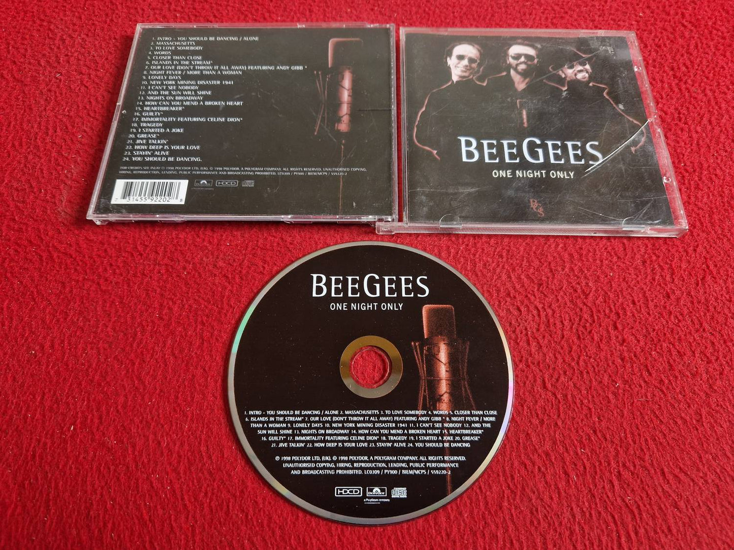 BEE GEES ONE NIGHT ONLY CD