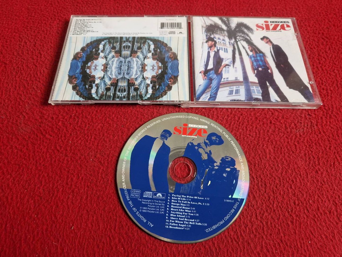 BEE GEES SIZE ISN'T EVERYTHING CD