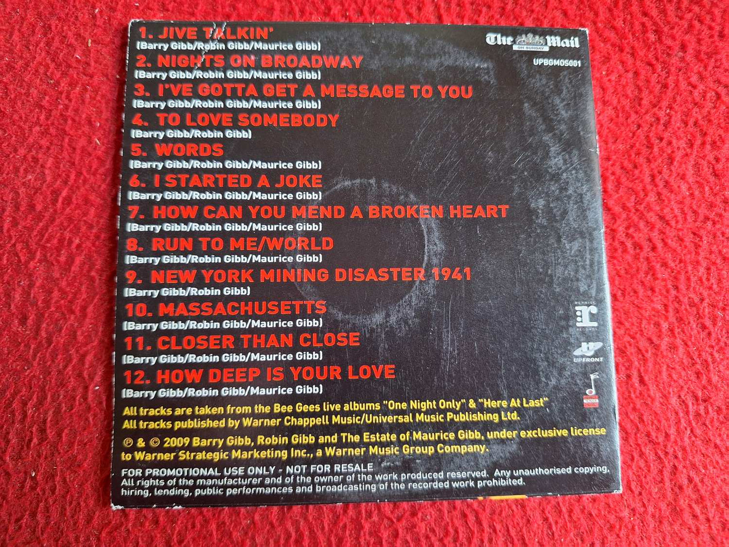 BEE GEES [ THE MAIL ] CD
