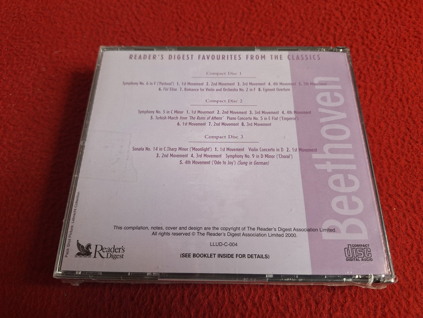 BEETHOVEN [ OÖPPNAD ] CD BOX