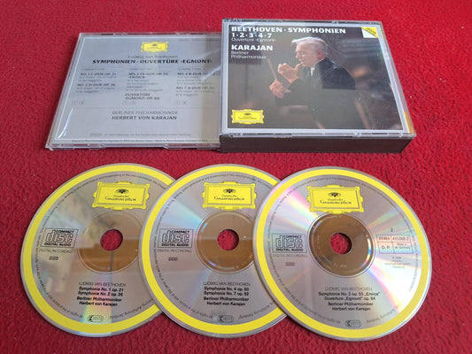 BEETHOVEN SYMPHONIEN 1-2-3-4-7 KARAJAN CD BOX