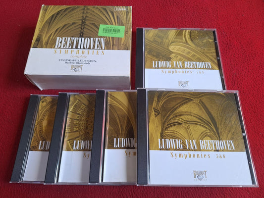 BEETHOVEN SYMPHONIES COMPLETE STAATSKAPELLE DRESDEN HERBERT BLOMSTEDT CD BOX