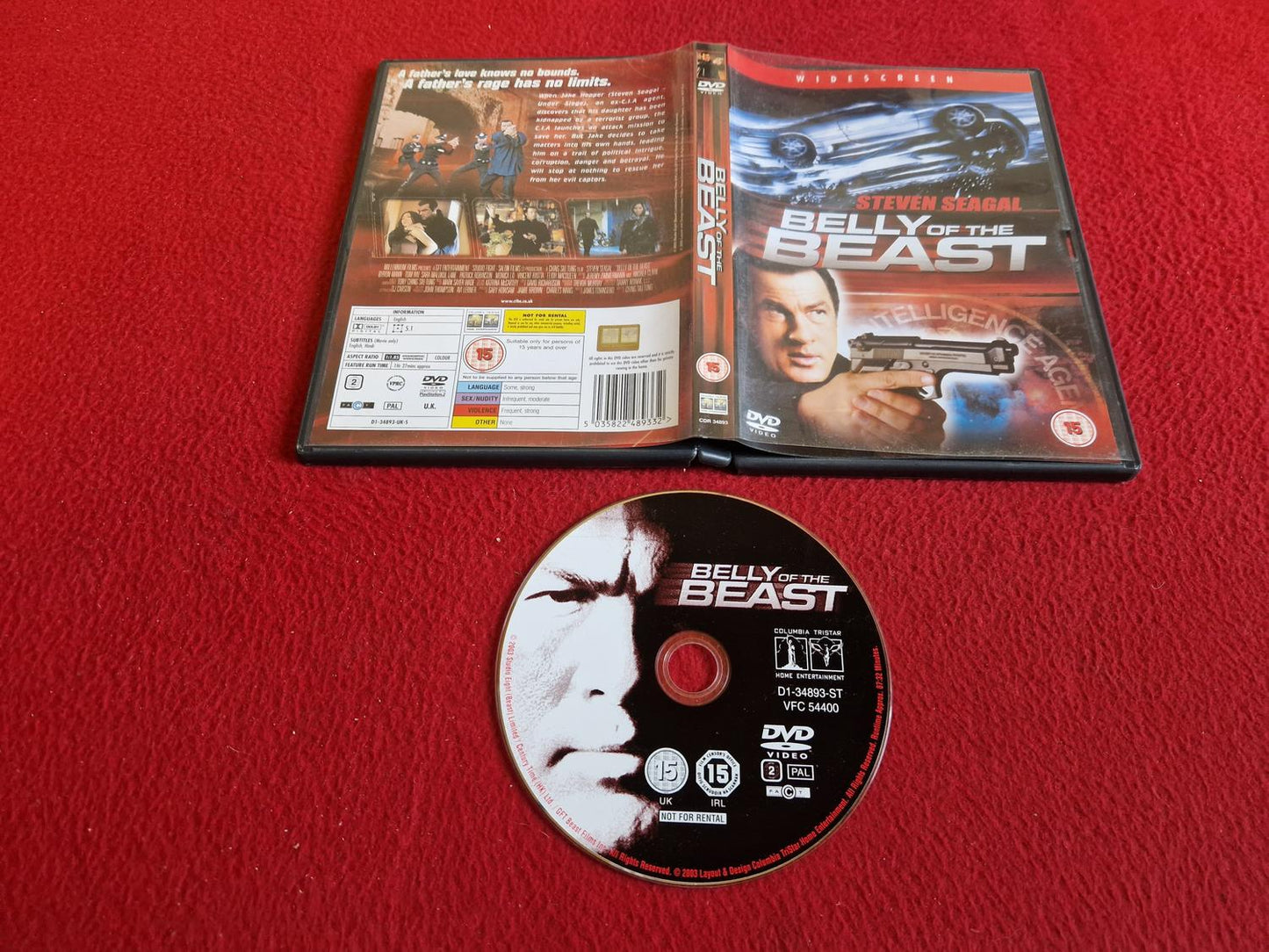 BELLY OF THE BEAST DVD
