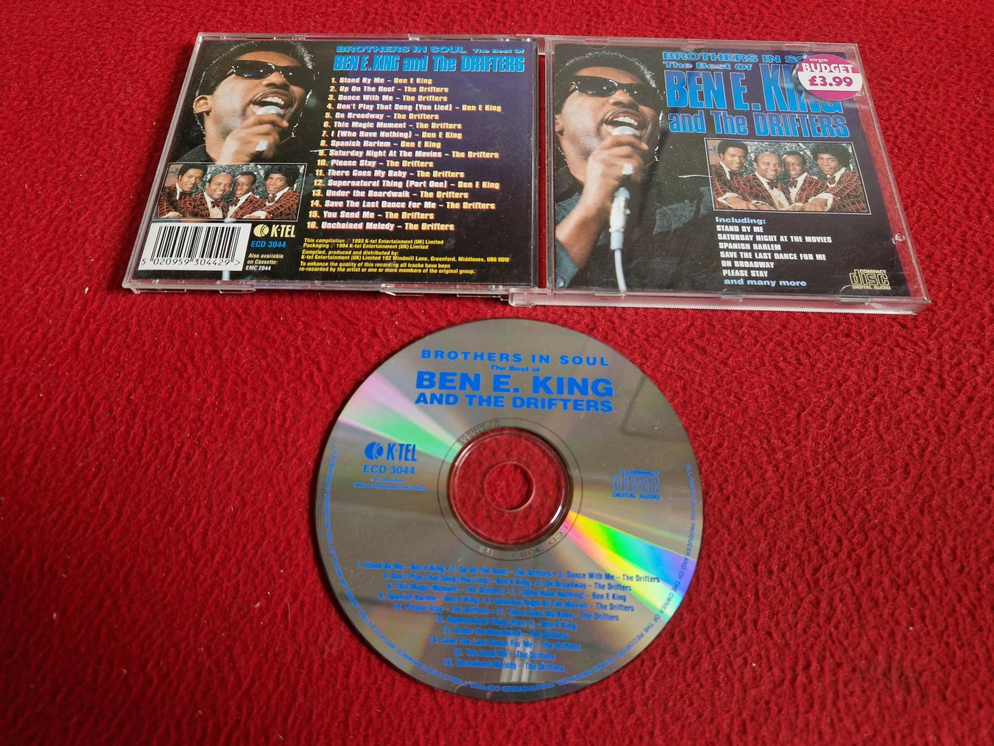 BEN E. KING AND THE DRIFTERS BROTHERS IN SOUL THE BEST OF CD