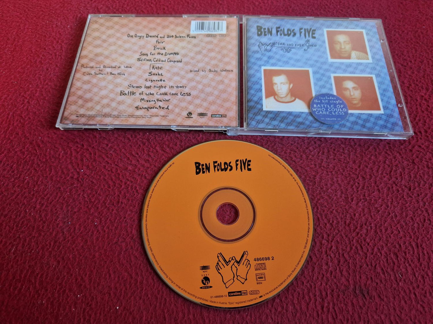 BEN FOLDS FIVE WHATEVER AND EVER AMEN CD