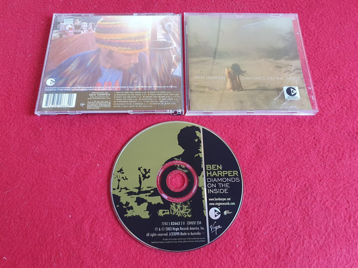 BEN HARPER DIAMONDS ON THE INSIDE till CD