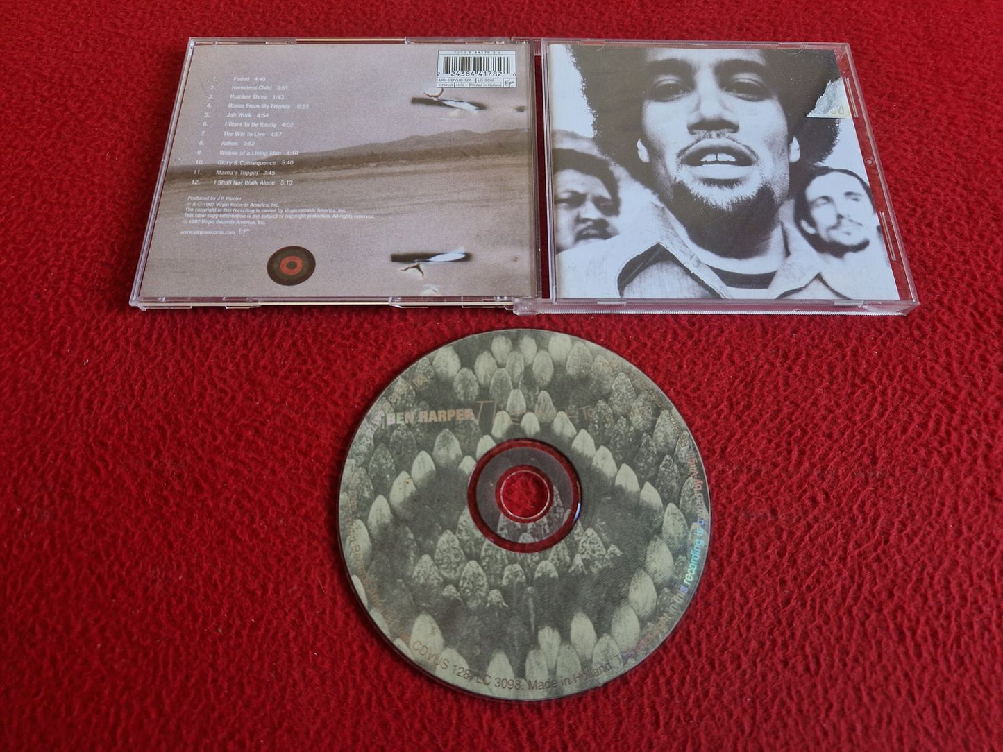 BEN HARPER THE WILL TO LIVE CD