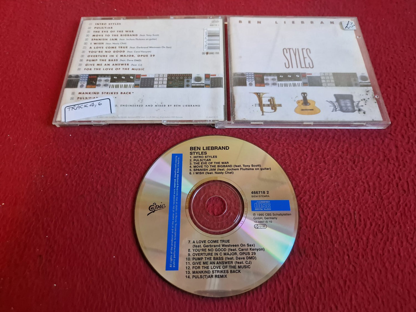 BEN LIEBRAND STYLES CD