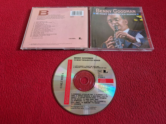 BENNY GOODMAN 16 MOST REQUESTED SONGS CD