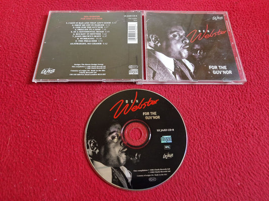 BEN WEBSTER FOR THE GUV'NOR CD