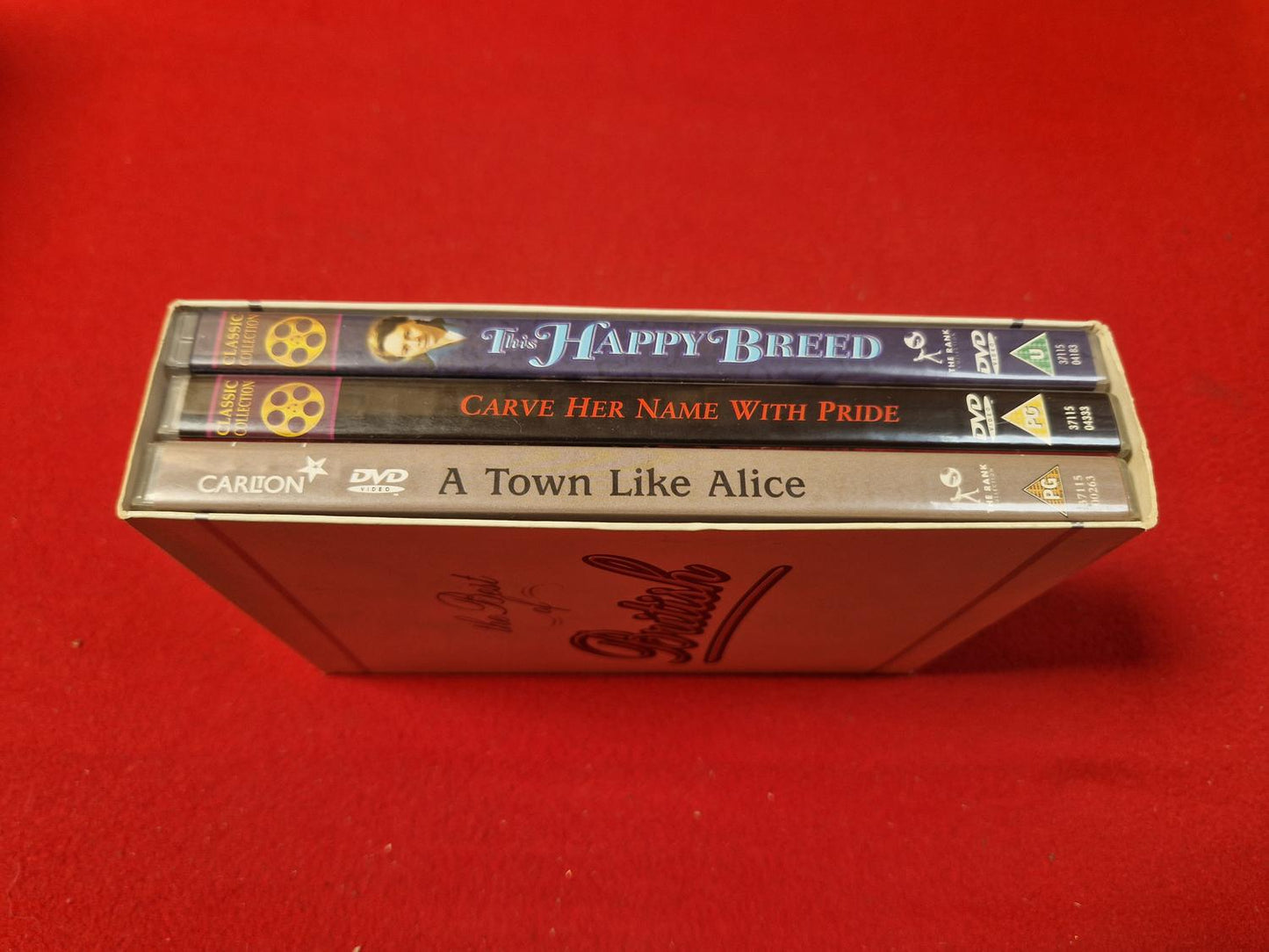 BEST BRITISH HAPPY BREED / CARVE HER NAME WITH PRIDE / TOWN CALLED ALICE BOX DVD
