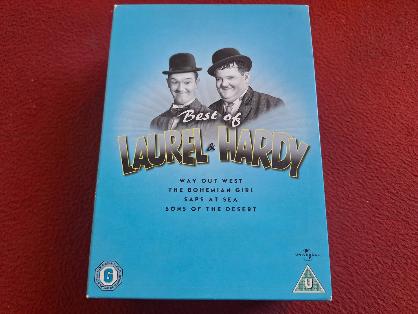 BEST OF LAUREL & HARDY -WAY OUT WEST/BOHEMIAN GIRL/SAPS AT SEA/SONS... BOX DVD