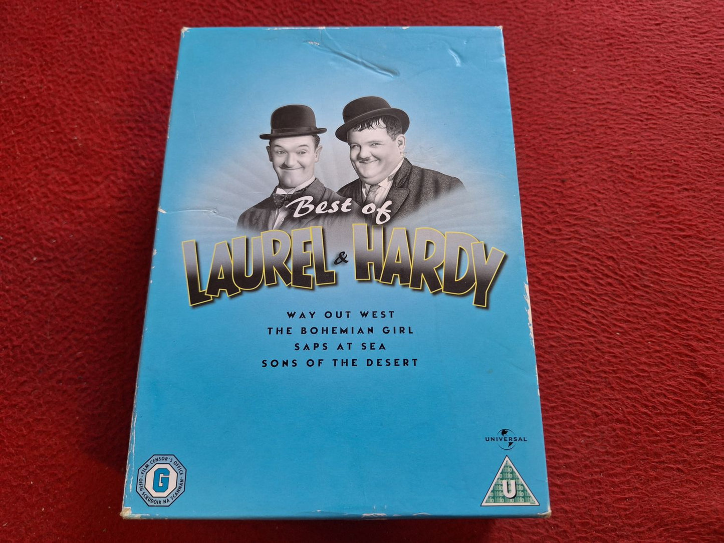 BEST OF LAUREL & HARDY - WAY OUT WEST / BOHEMIAN GIRL mfl BOX DVD