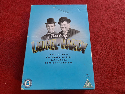 BEST OF LAUREL & HARDY - WAY OUT WEST / BOHEMIAN GIRL mfl BOX DVD