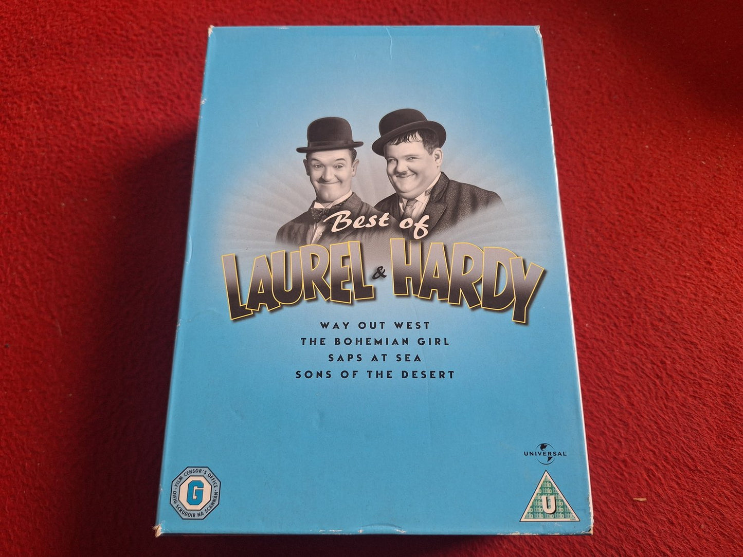 BEST OF LAUREL & HARDY - WAY OUT WEST / THE BOHEMIAN GIRL [ENG TEXT] mfl BOX DVD