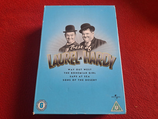 BEST OF LAUREL & HARDY - WAY OUT WEST / THE BOHEMIAN GIRL [ENG TEXT] mfl BOX DVD