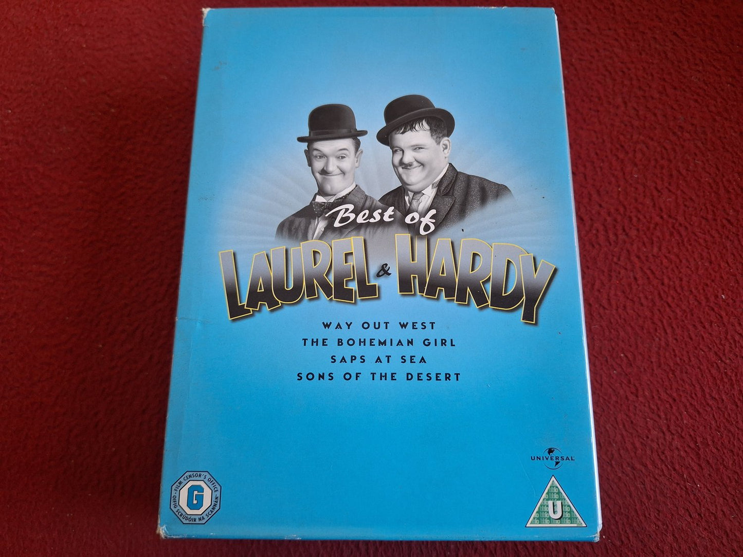 BEST OF LAUREL & HARDY - WAY OUT WEST mfl BOX DVD