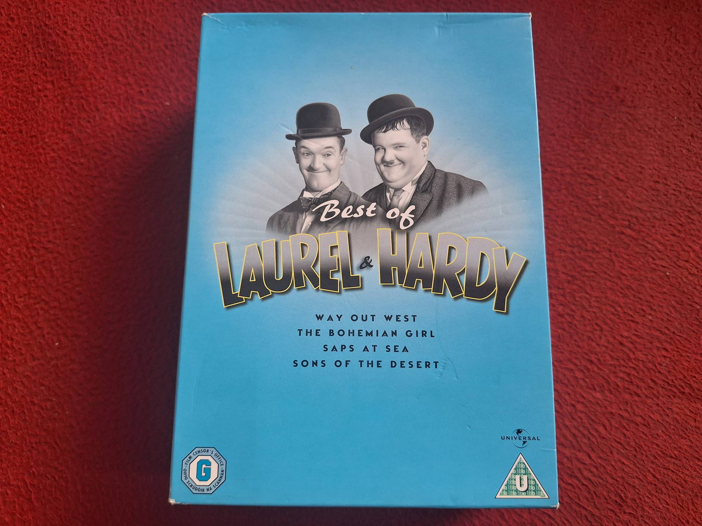 BEST OF LAUREL & HARDY - WAY OUT WEST mfl BOX DVD