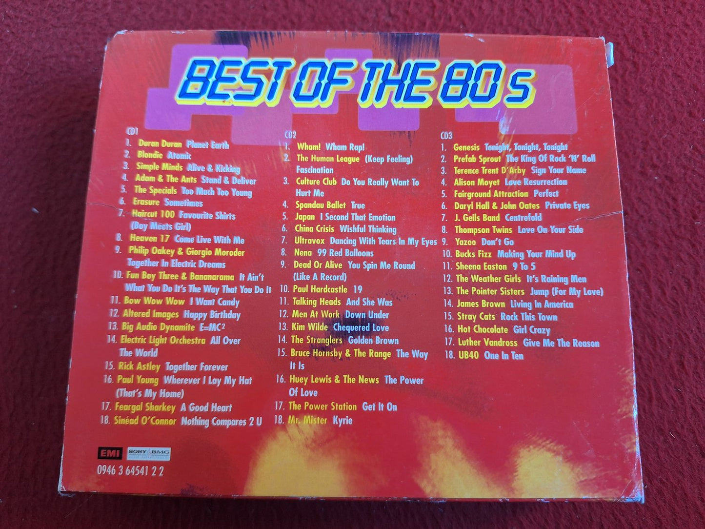 BEST OF THE 80'S CD BOX