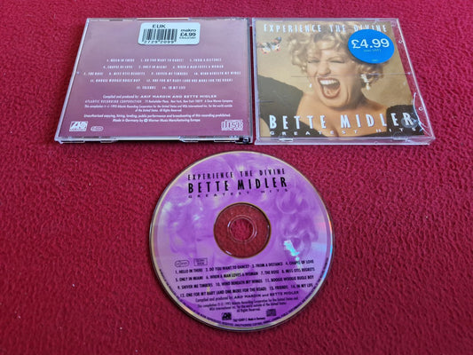 BETTE MIDLER EXPERIENCE THE DIVINE BETTE MIDLER GREATEST HITS CD