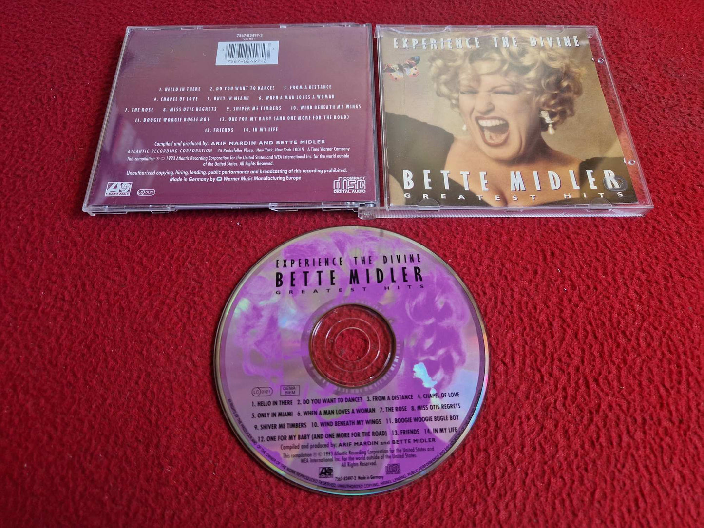 BETTE MIDLER EXPERIENCE THE DIVINE GREATEST HITS CD
