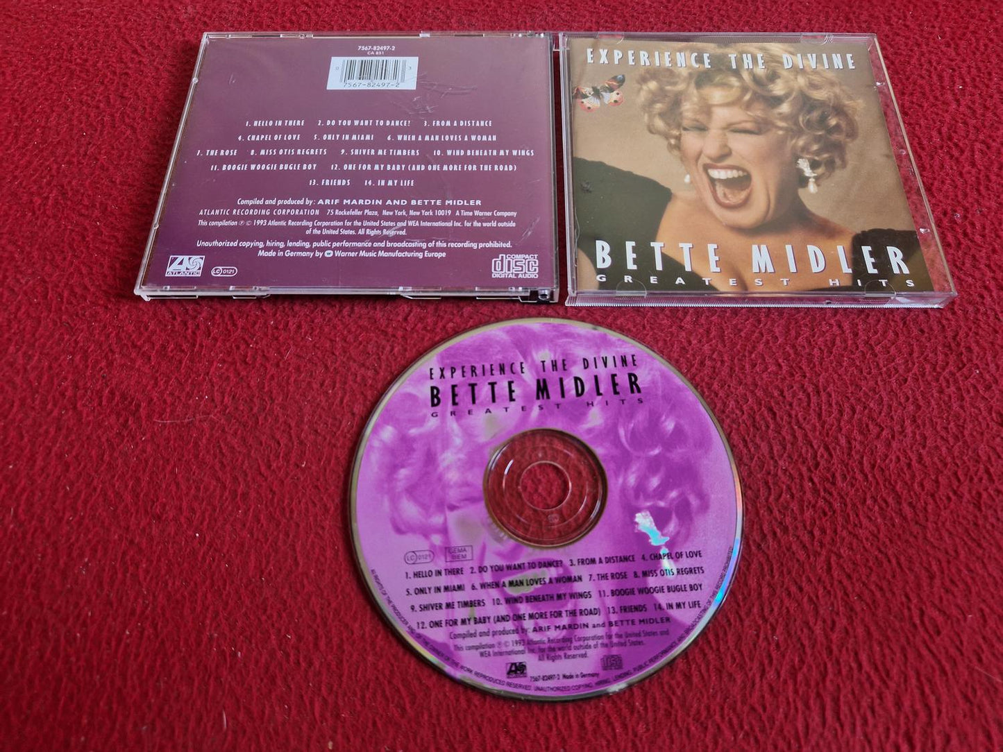 BETTE MIDLER EXPERIENCE THE DIVINE GREATEST HITS CD