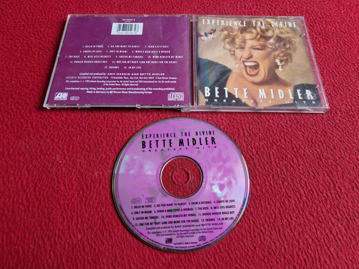 BETTE MIDLER EXPERIENCE THE DIVINE GREATEST HITS CD