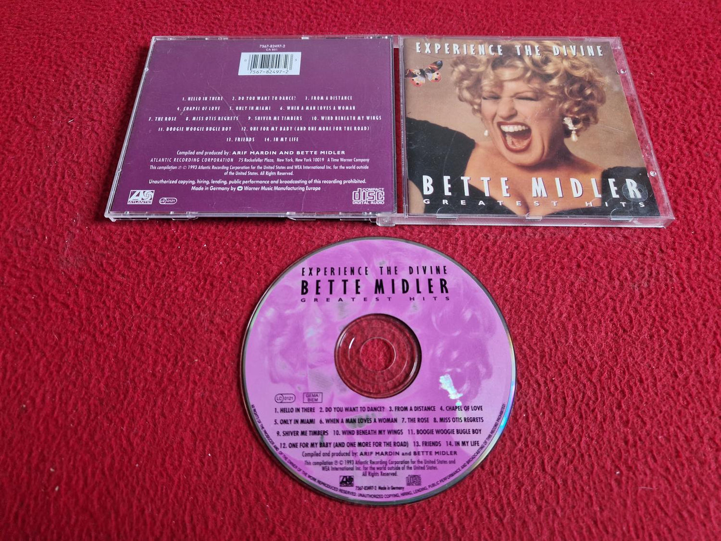 BETTE MIDLER EXPERIENCE THE DIVINE GREATEST HITS CD