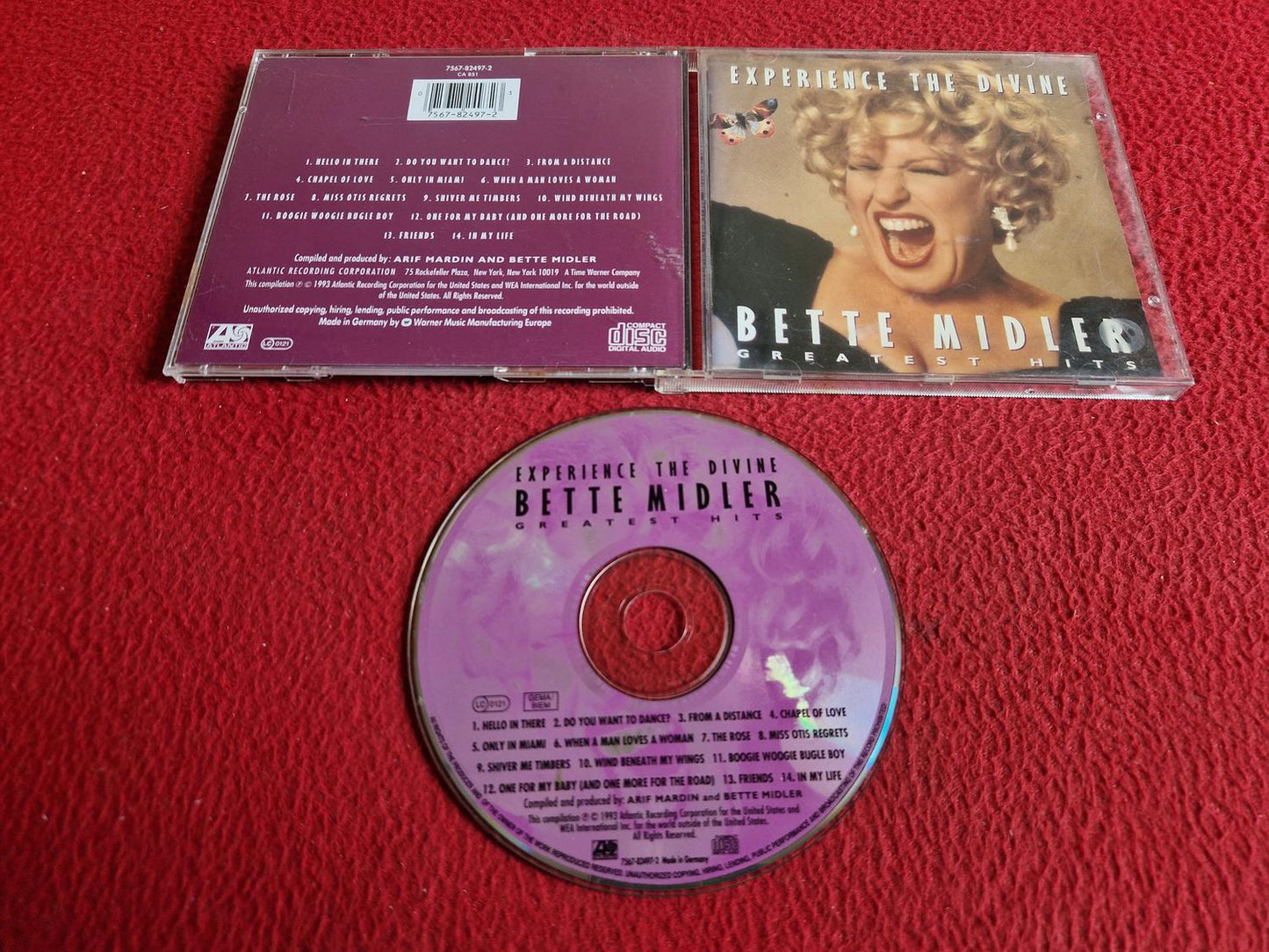 BETTE MIDLER EXPERIENCE THE DIVINE GREATEST HITS CD