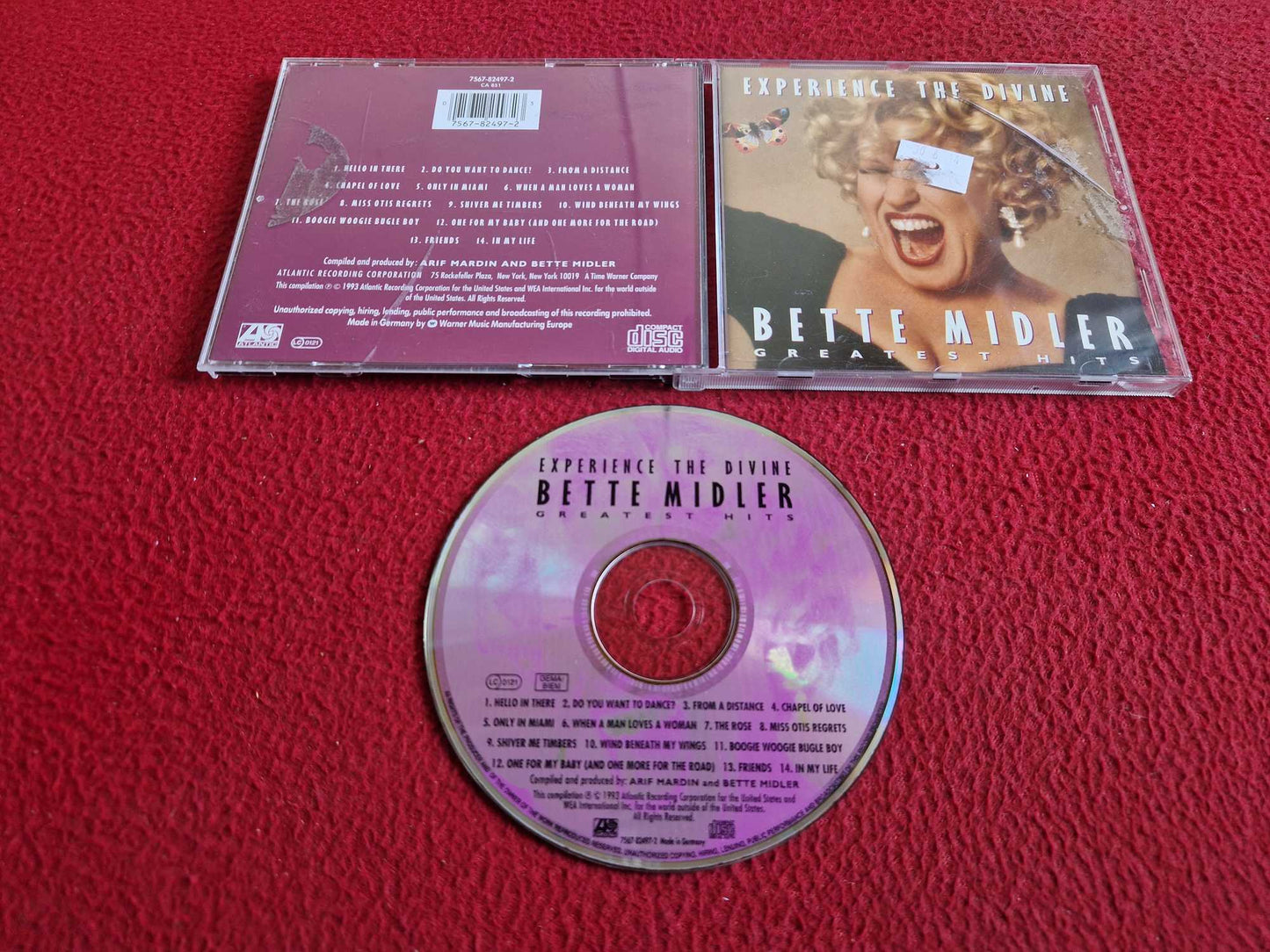 BETTE MIDLER EXPERIENCE THE DIVINE GREATEST HITS CD